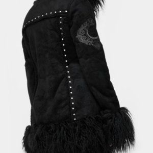 KillStar Salem City Shearling Coat Size M.